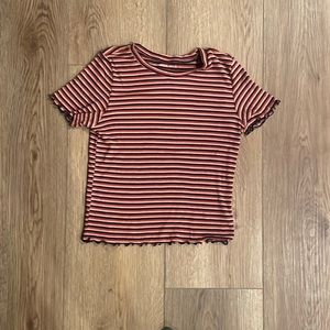American Eagle striped shirt women’s size small